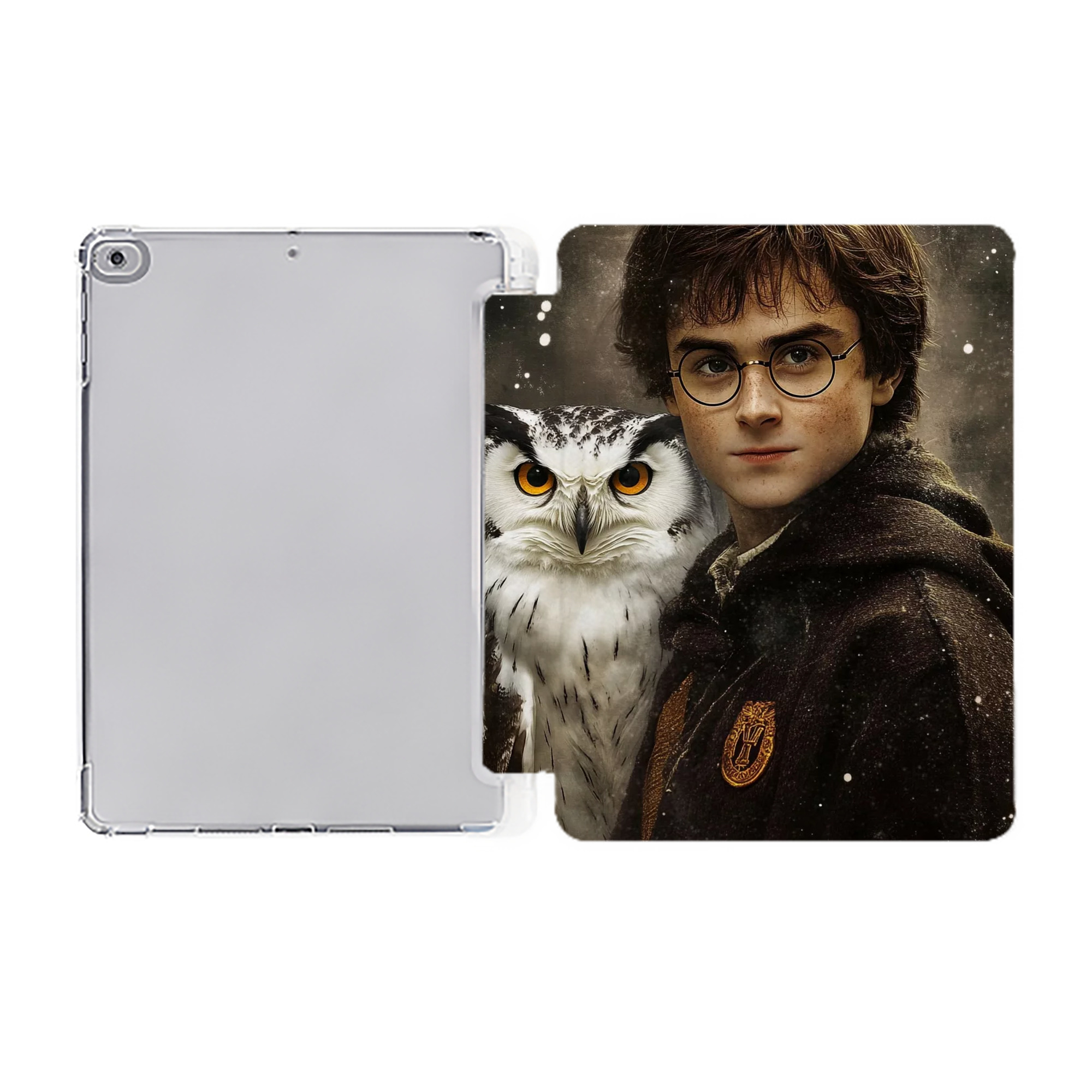 （画像用） Harry Potter ハリー・ポッターシリーズ IPad ケース ペン収納付き 三つ折りスタンド PUレザー×シリコン 対応機種9.5/10.5/10.9インチ